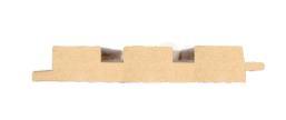Legno Series 18 Mm Louvers Wood Black 9x0.39 Ft - 163