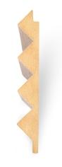 MDF Legno Series 18 mm Louvers 9x0.39 ft wood Black 163 D