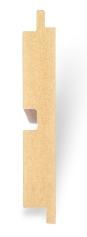 Legno Series 18 Mm Louvers Panel Wood Black 9x0.39 Ft - 163 F