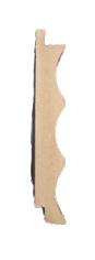 Legno Series 18 Mm Louvers Panel Wood Black 9x0.39 Ft - 163 G