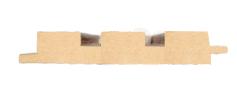 Legno Series 18 Mm Louvers Wood Grey 9x0.39 Ft - 413
