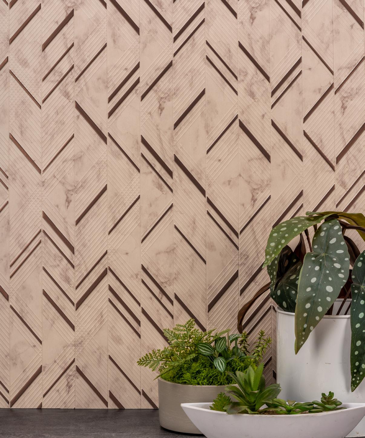 Charcoal Louvers Designer Cream 8x2 Ft - Mf 70