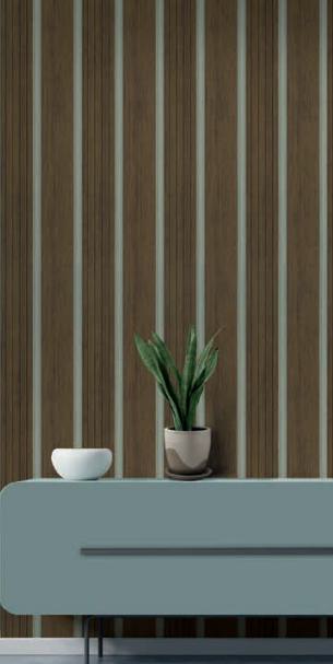 Wood Finish Charcoal Louvers Brown 8x0.41 Ft - Mw 1002