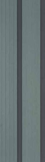 Wood Finish Charcoal Louvers Grey 8x0.41 Ft - Mw 1004