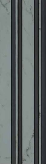Marble Finish Charcoal Louvers & Stone Grey 8x0.41 Ft - Mw 1304