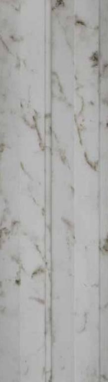 Marble Finish Charcoal Louvers & Stone White 8x0.41 Ft - Mw 1403