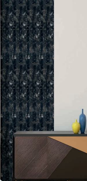 Marble Finish Charcoal Louvers & Stone Black 8x0.41 Ft - Mw 1404