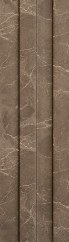 Marble Finish Charcoal Louvers & Stone Brown 8x0.41 Ft - Mw 1907