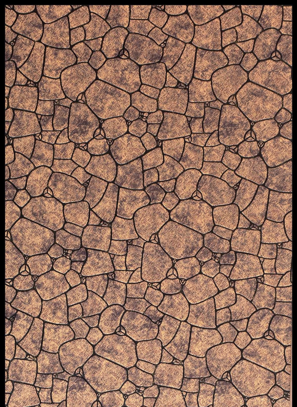 Charcoal Panel Designer Louvers Brown 8x2 Ft - Mx 9012