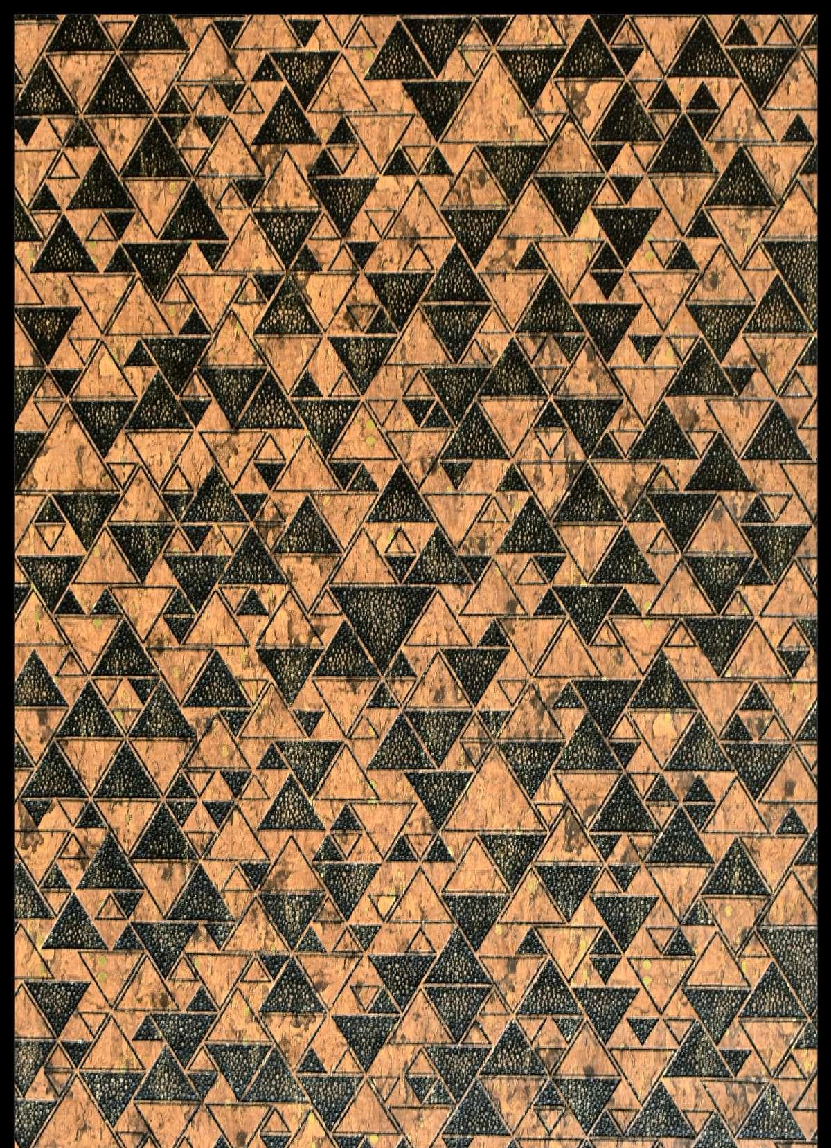 Charcoal Panel Designer Louvers Multi Colour 8x2 Ft - Mx 9023