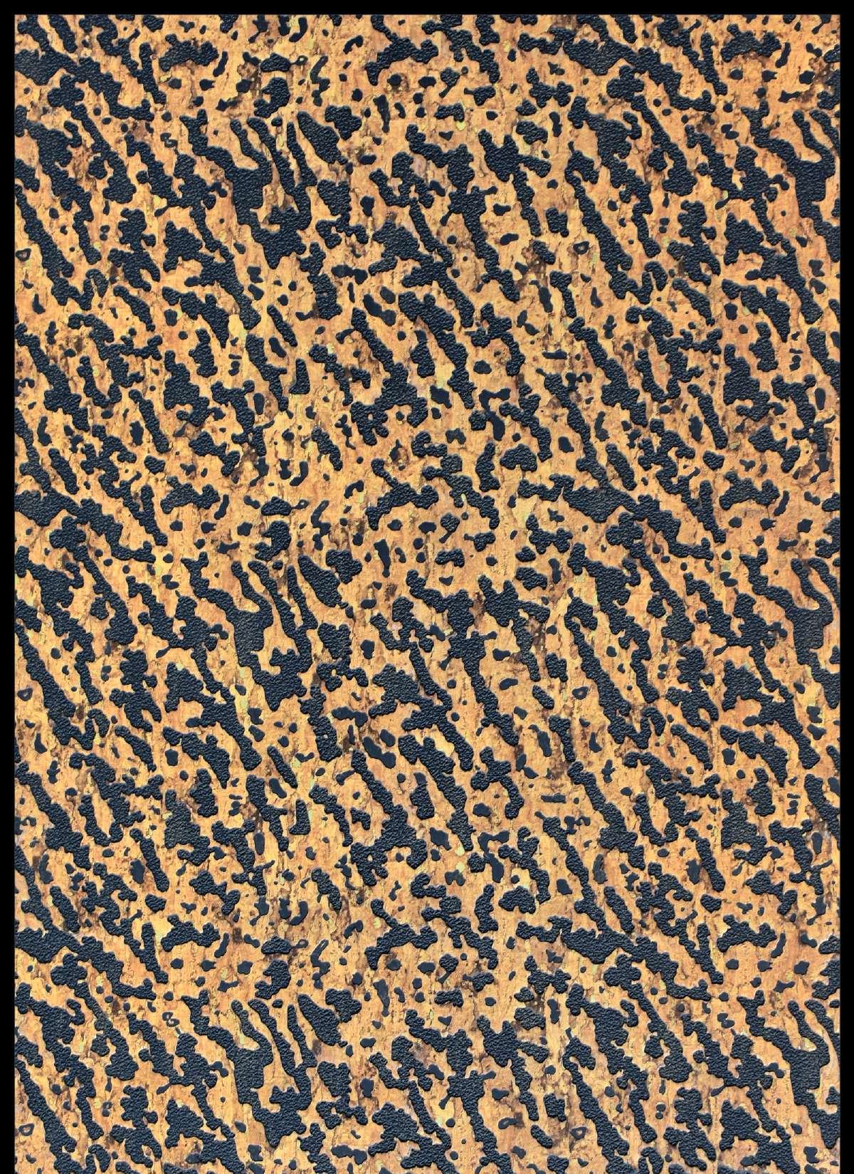 Charcoal Panel Designer Louvers Multi Colour 8x2 Ft - Mx 9026