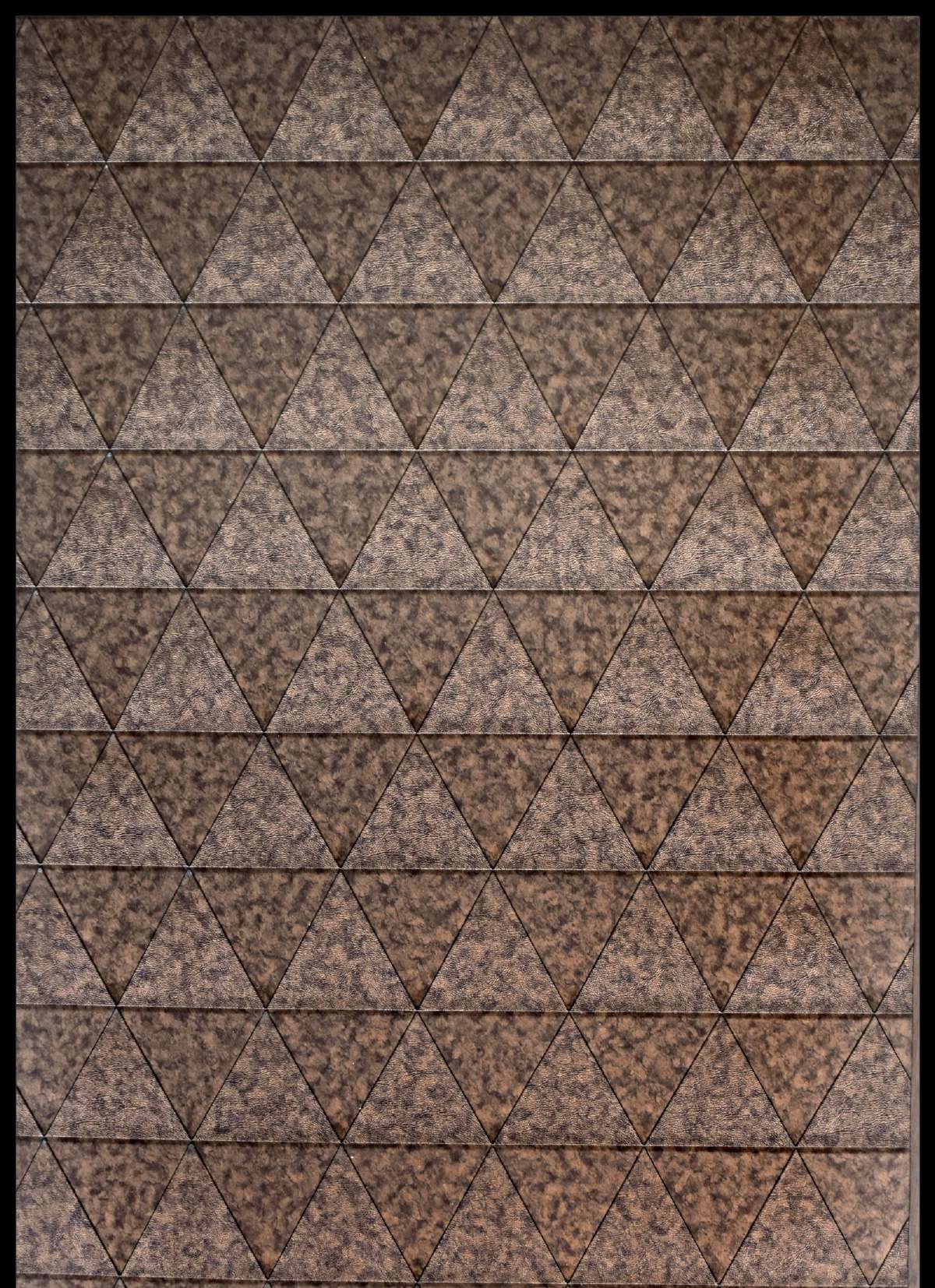 Charcoal Panel Designer Louvers Brown 8x2 Ft - Mx 9185