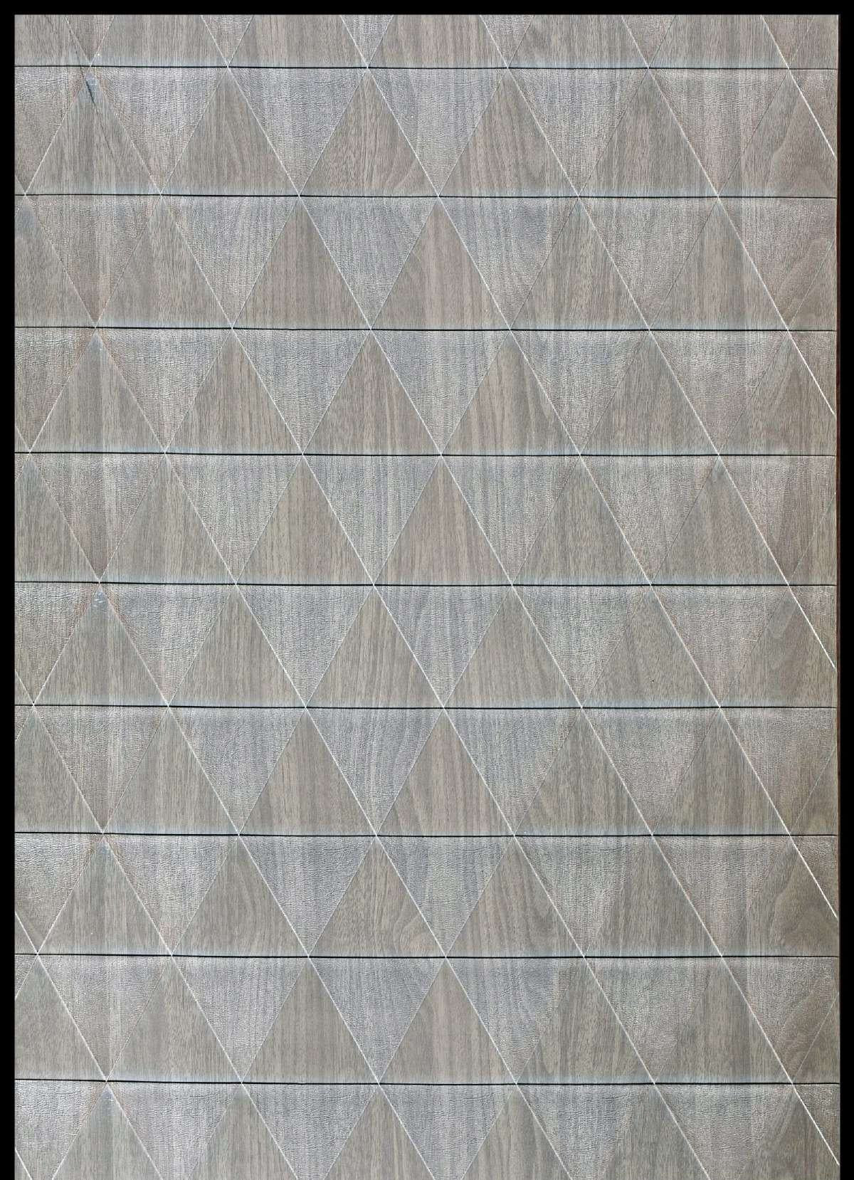 Charcoal Panel Designer Louvers Grey 8x2 Ft - Mx 9187