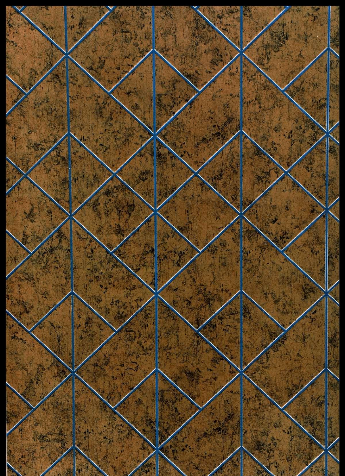 Charcoal Panel Designer Louvers Brown 8x2 Ft - Mx 9189