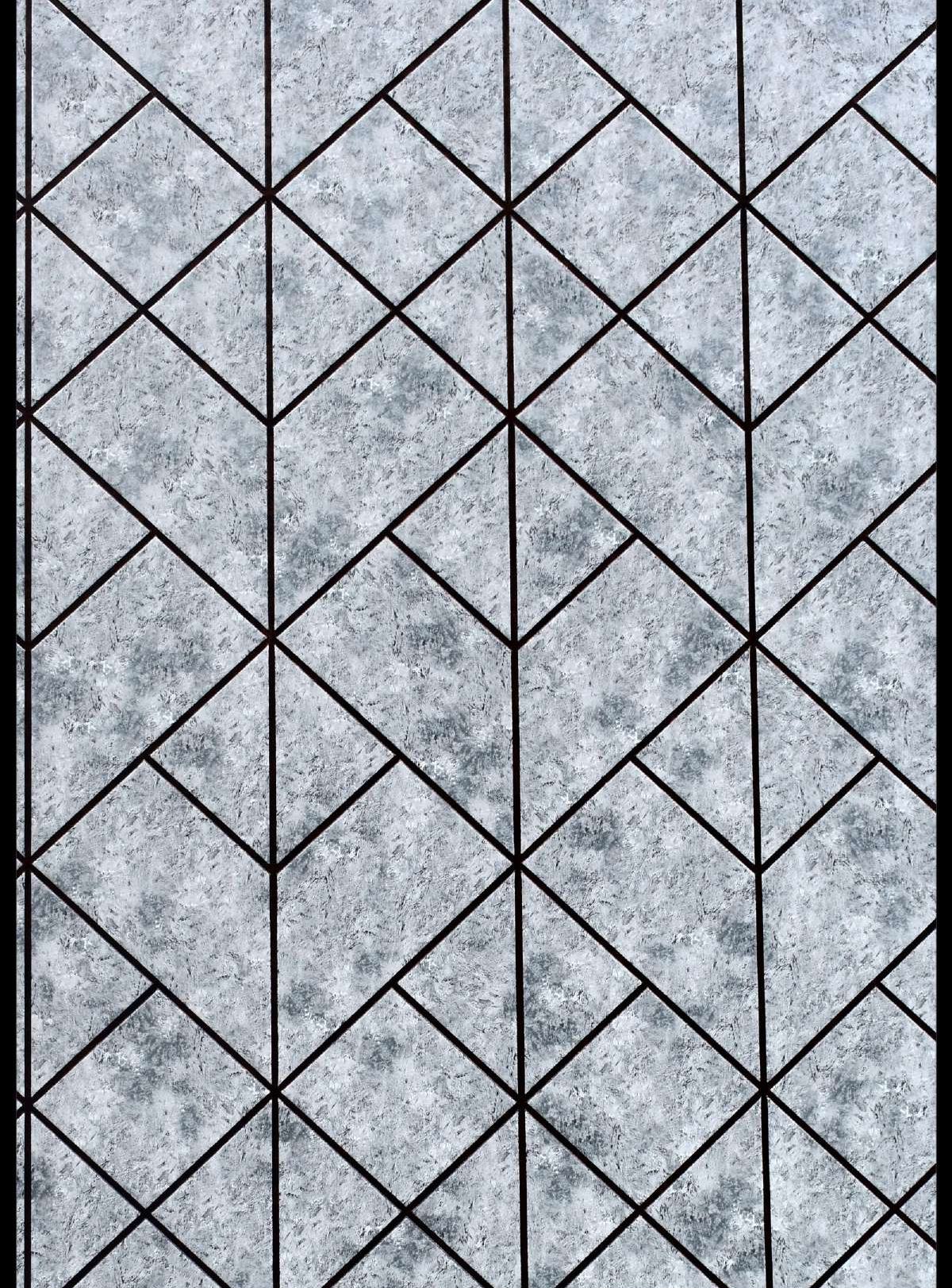 Charcoal Panel Designer Louvers White 8x2 Ft - Mx 9190