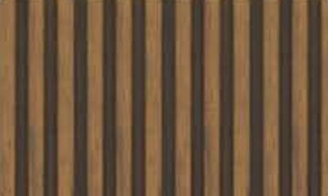 Pare Panels Mahogany Linea Design Interior & Exterior Wall & Ceiling Panel 10x0.5 ft wood louvers Brown Mahogany_10