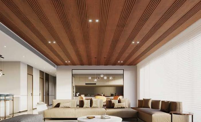 Pare Panels Mahogany Louver 10x1.3 ft wood Brown Mahogany_10