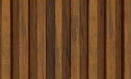 Vertica Design Interior & Exterior Wall Ceiling Panel Wood Louvers Brown 10x0.68 Ft - Mahogany 10