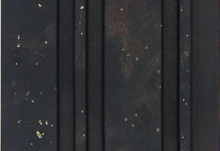 Black Charcoal Louvers Marble & Stone 9.5x0.4 Ft - Mrl 164