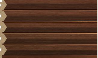 Charcoal Louvers Wood Brown 8x0.65 Ft - 903-2