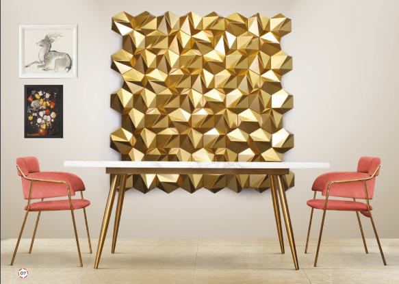 Mink Sparkl 3D Wall Panel Wood 0.45x0.52 Ft -