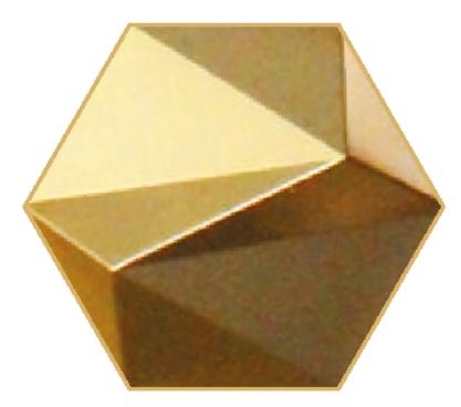 Mink Sparkl 3D Wall Panel Wood 0.45x0.52 Ft -