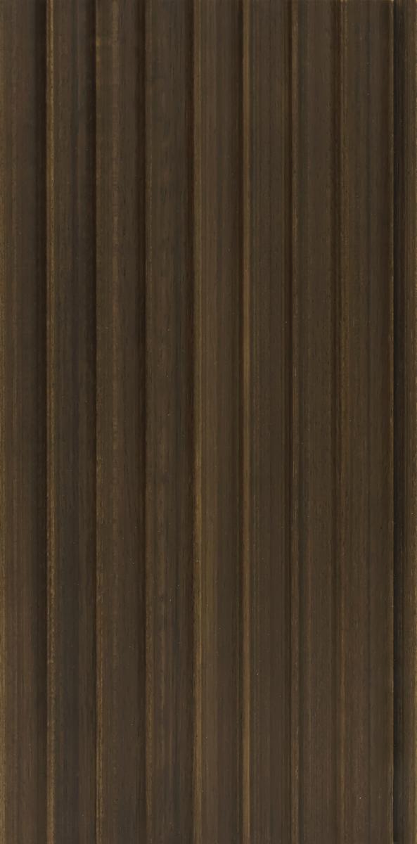 Interlock Wpc Louvers Plain Colors Mocha Brown 9.35x0.41 Ft - Pn 02738