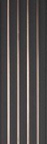 Leather Charcoal Louvers Panel Fabric Multi Colour 8x0.4 Ft - Pn 00705
