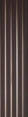 Leather Charcoal Louvers Panel Fabric Multi Colour 8x0.4 Ft - Pn 00707