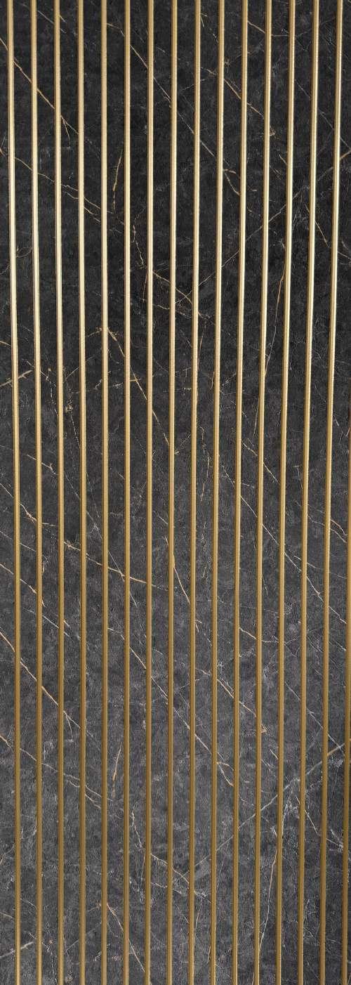 Marble Charcoal Decorative Wall Panel & Stone Multi Colour 8x2 Ft - Pn 03833