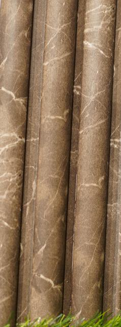 Multi Colour Marble Charcoal Louvers Panel & Stone 8x0.1 Ft - Pn 03509