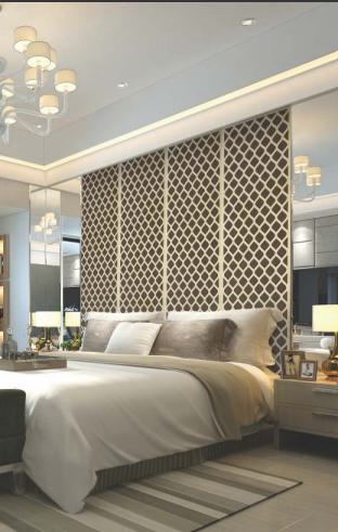 LS 2505 PVC,Charcoal - Based Decorative Wall Panel 8x2 ft designer louvers Multi Colour PN 00832