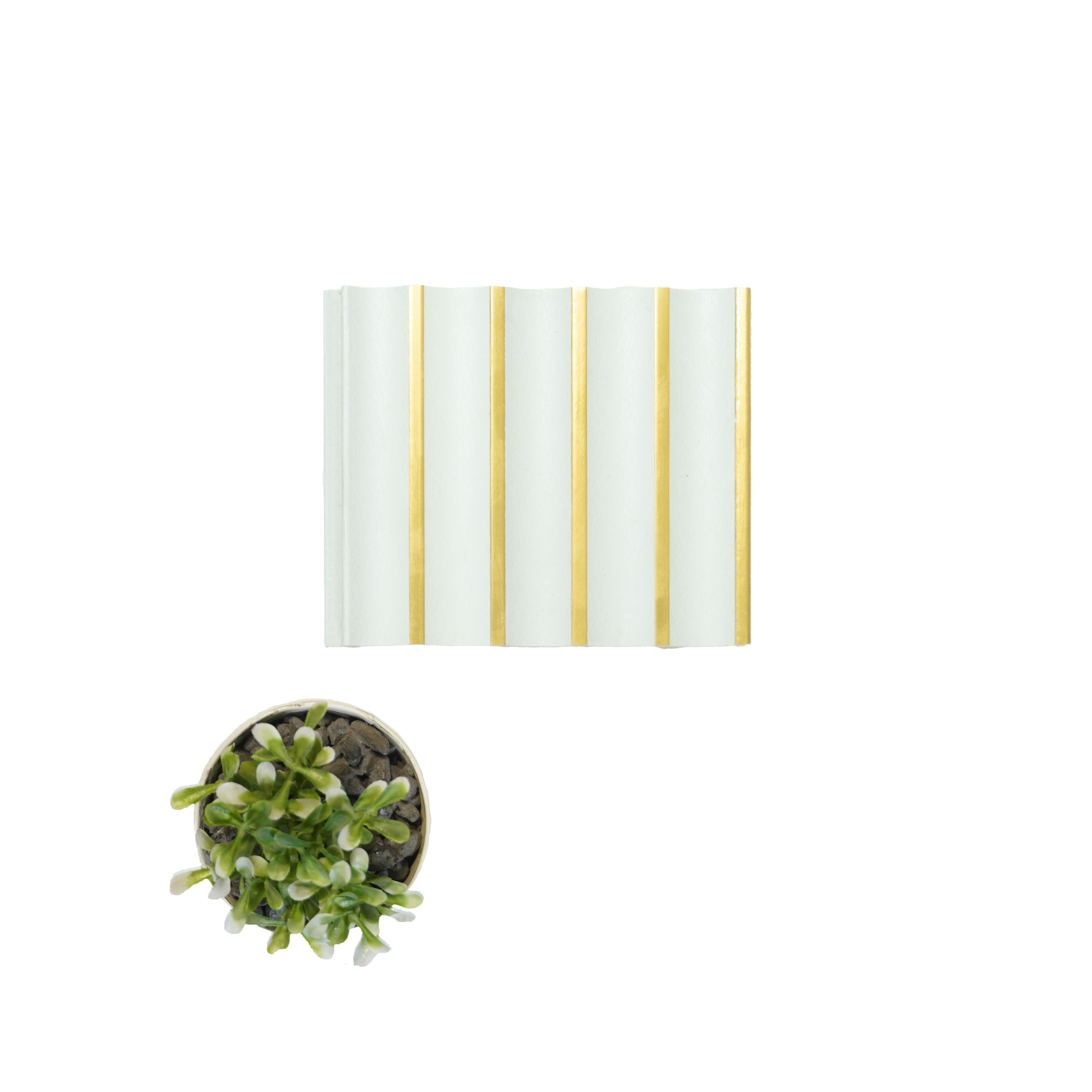 Plain Colour Charcoal Louver Colors Multi 8x0.4 Ft - Pn 00704