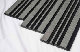 Premium Charcoal Panel Marble & Stone Louvers Multi Colour 8x0.4 Ft - Pn 03383