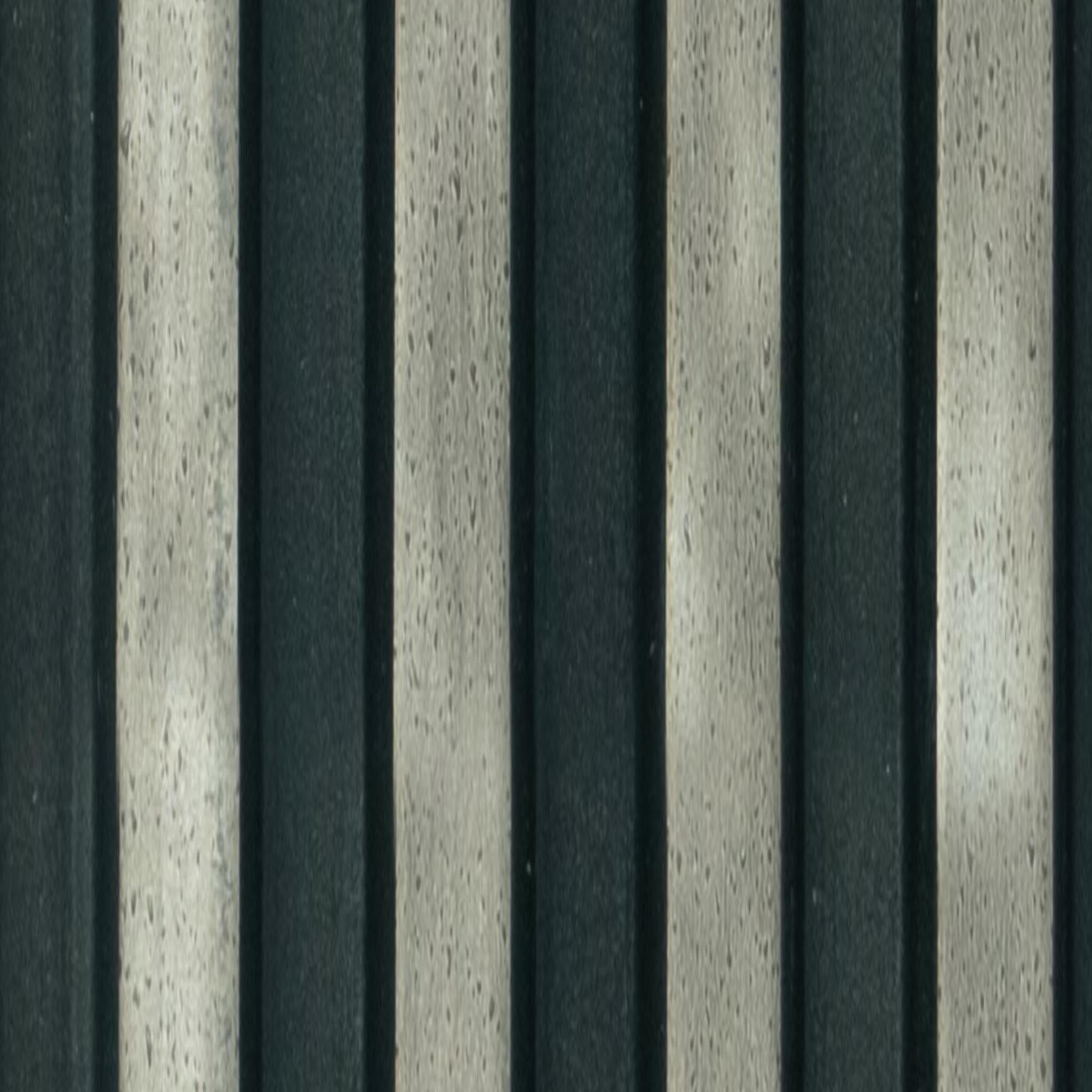 Multi Colour Wooden Charcoal Louver Wood 8x0.4 Ft - Pn 00656