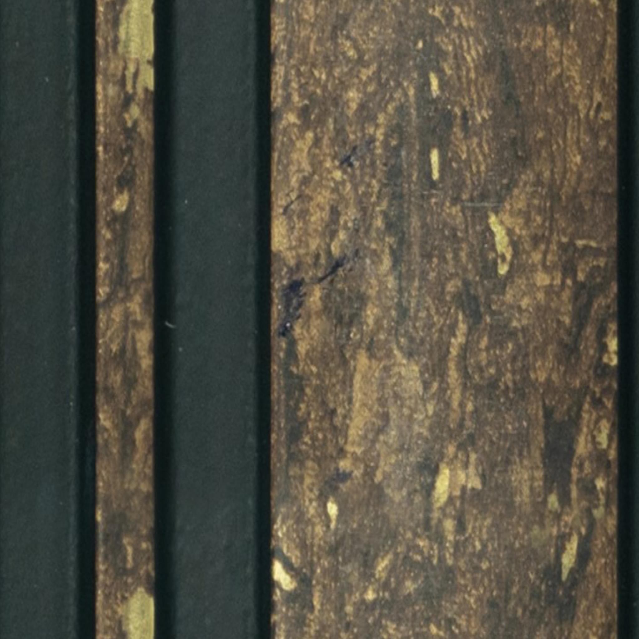 Multi Colour Wooden Charcoal Louver Wood 8x0.4 Ft - Pn 00658