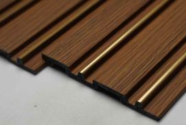 Multi Colour Wooden Charcoal Louver Wood 9.5x0.4 Ft - Pn 00671