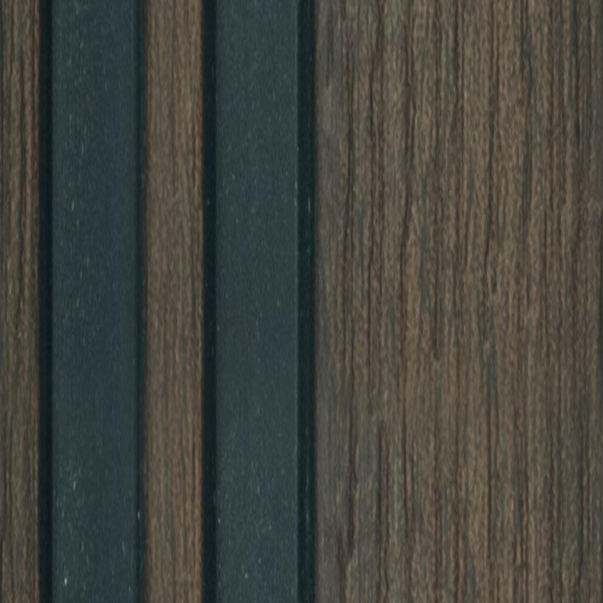 Multi Colour Wooden Charcoal Louver Wood 9.5x0.4 Ft - Pn 00672