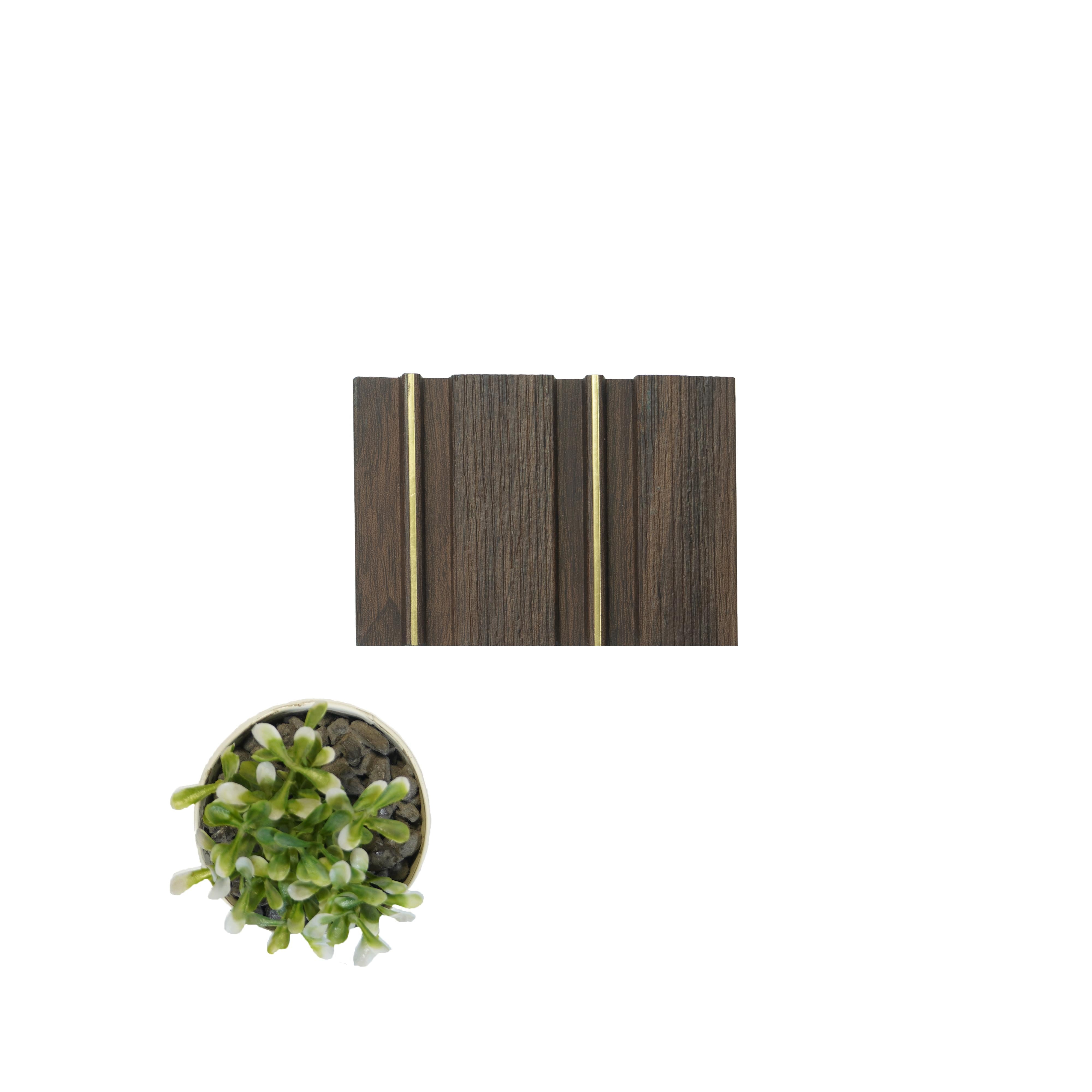 Multi Colour Wooden Charcoal Louver Wood 9.5x0.4 Ft - Pn 00673