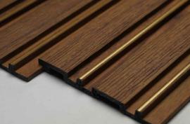 Multi Colour Wooden Charcoal Louver Wood 9.5x0.4 Ft - Pn 00675