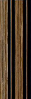 Multi Colour Wooden Charcoal Louver Wood 9.5x0.4 Ft - Pn 03375