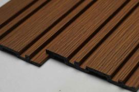 Multi Colour Wooden Charcoal Louver Wood 9.5x0.4 Ft - Pn 03376