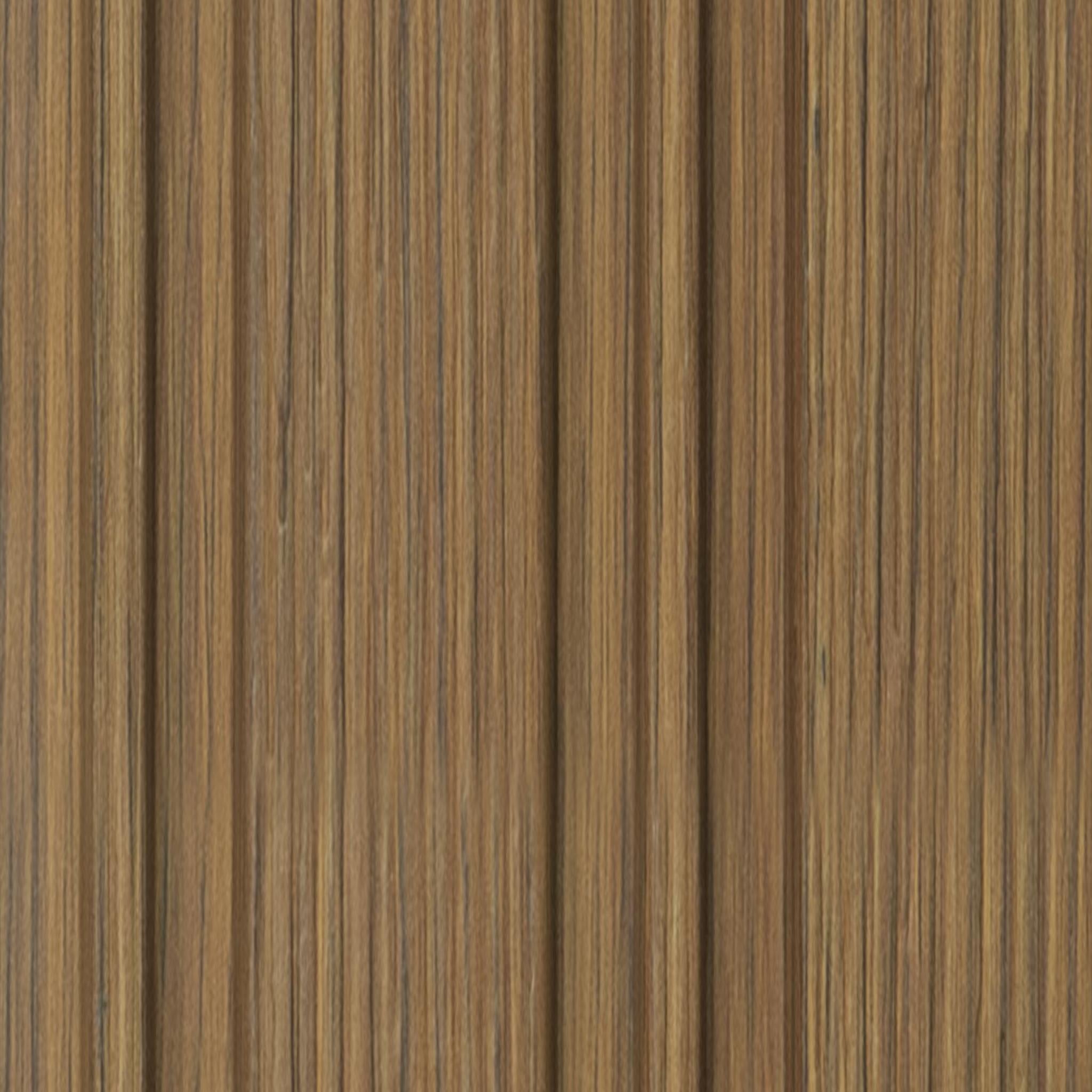 Multi Colour Wooden Charcoal Louver Wood 9.5x0.4 Ft - Pn 03376