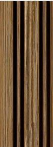 Multi Colour Wooden Charcoal Louver Wood 9.5x0.4 Ft - Pn 03376