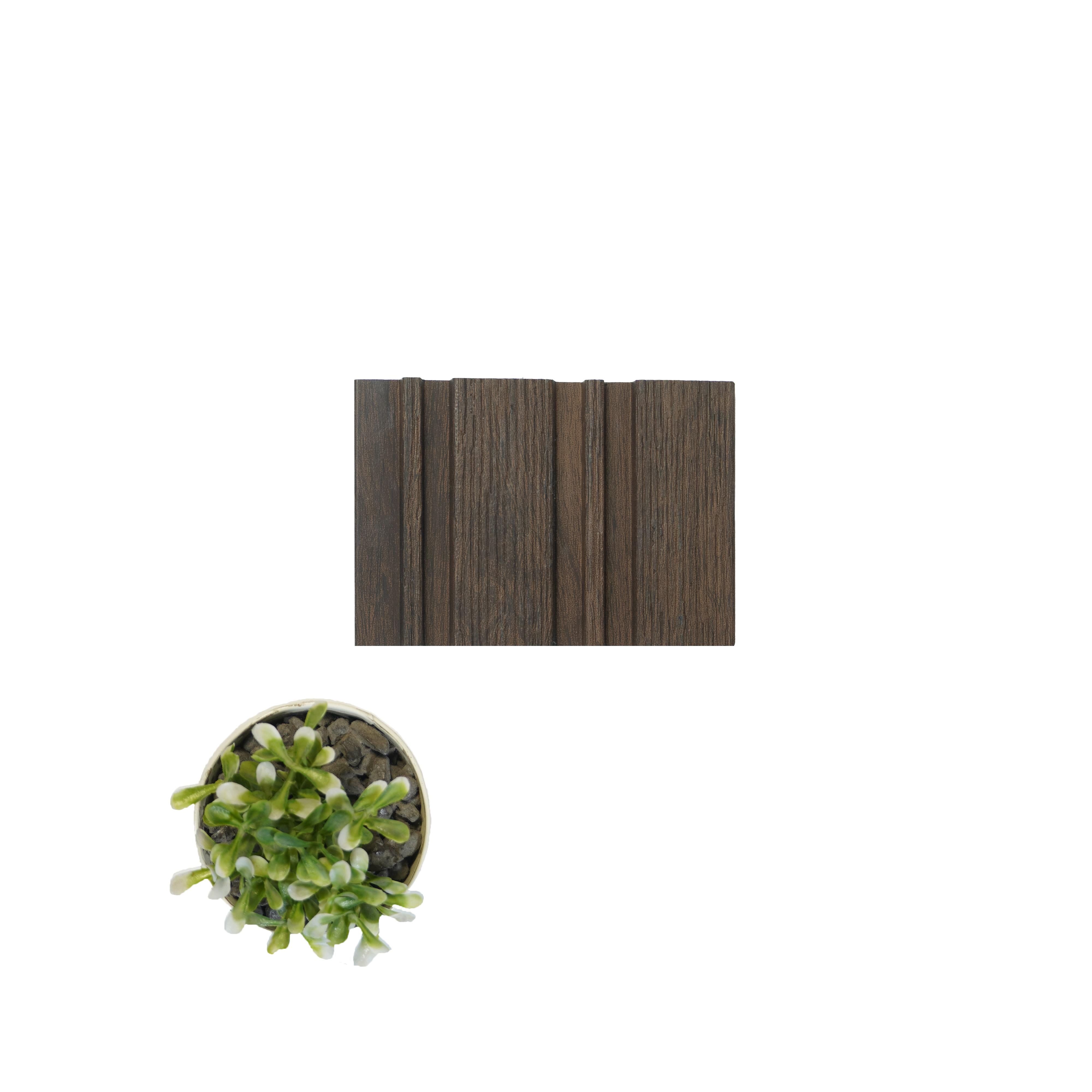 Multi Colour Wooden Charcoal Louver Wood 9.5x0.4 Ft - Pn 03377