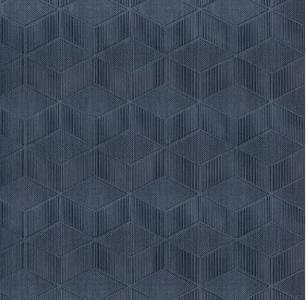 Wpc Louvers Panel Designer Navy Blue 8x2 Ft - Pn 02730 E