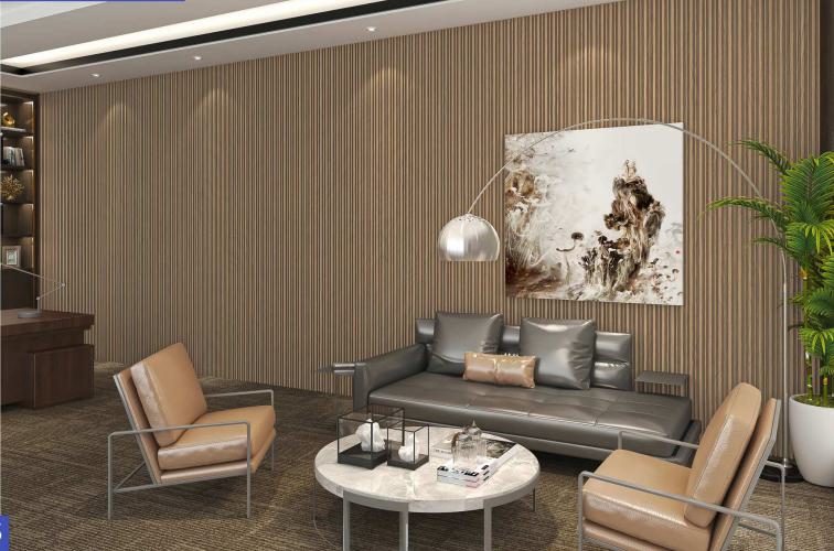 Pare Panels Noce Grande Stripes Design Interior & Exterior Wall & Ceiling Panel 10x0.7 ft wood louvers Brown Noce_Grande