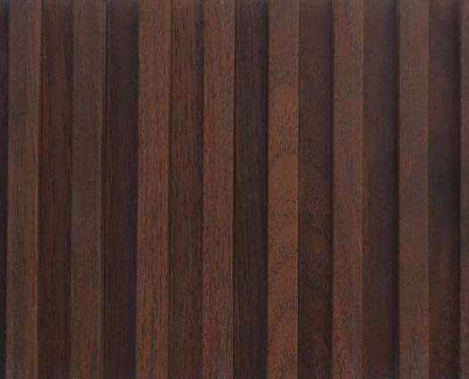Espresso Oak Wpc Fluted Wall Panel Wood Brown 9.5x0.54 Ft - Op 6002 07