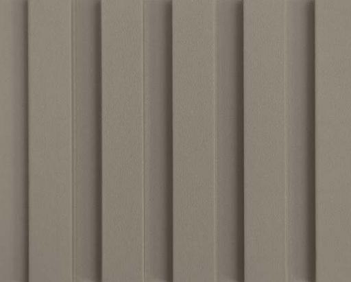 Neon Peanut Beige Wpc Fluted Wall Panel Plain Colors 9.5x0.51 Ft - Op 6003 04