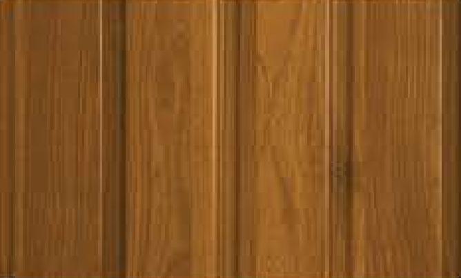 Oak Wood Ocre Louver Brown 10x1.1 Ft -